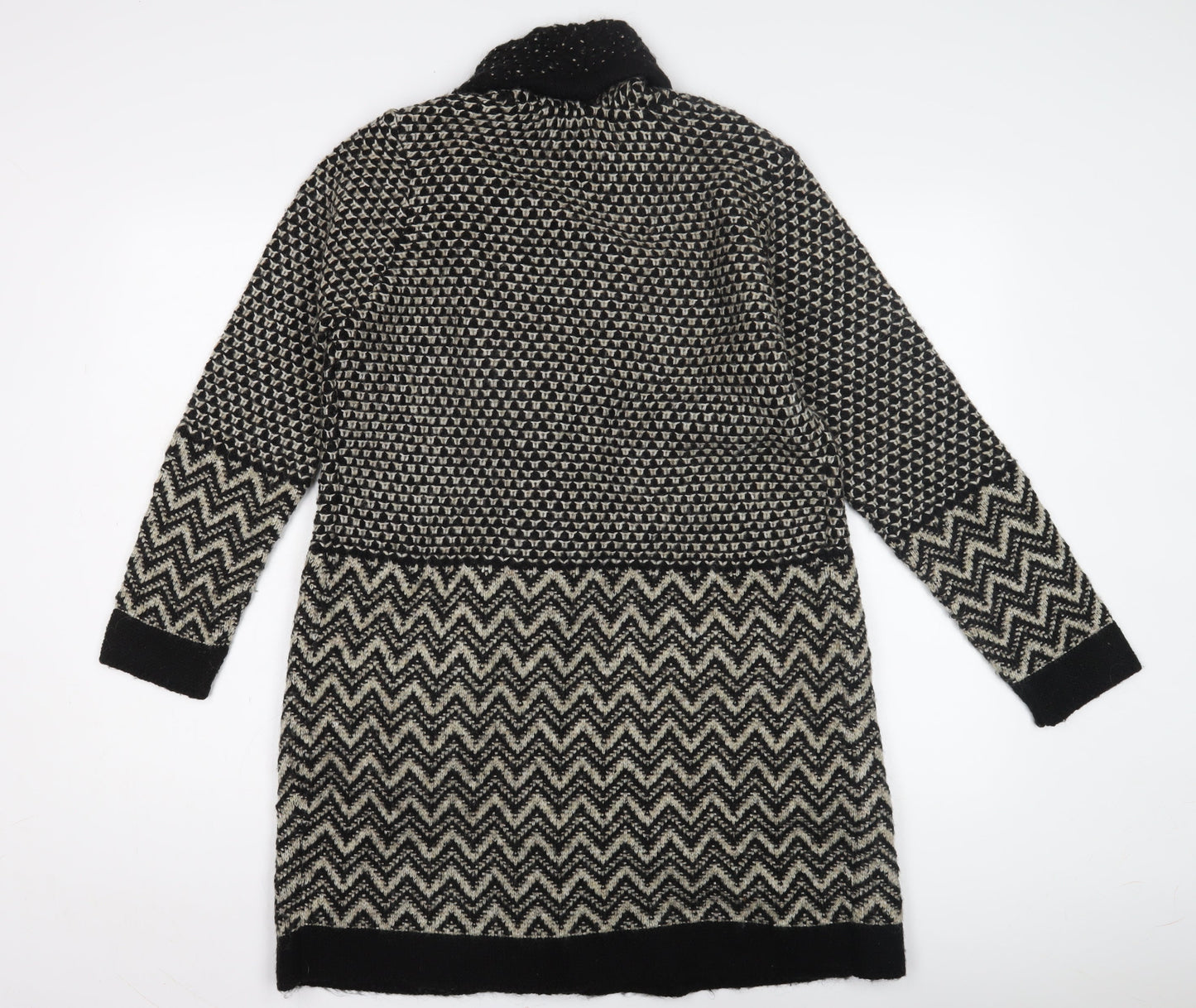 Womens UK Size M Marks and Spencer Black Cardigan Jumper