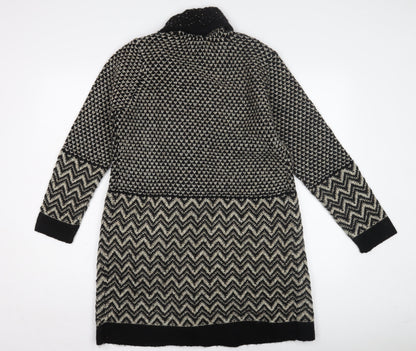 Womens UK Size M Marks and Spencer Black Cardigan Jumper