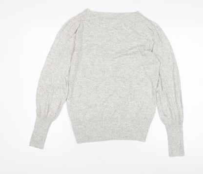 Womens UK Size 10 Marks and Spencer Grey Pullover Jumper