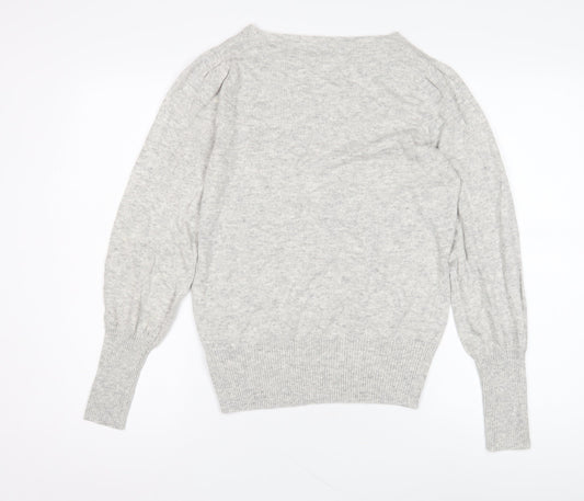 Womens UK Size 10 Marks and Spencer Grey Pullover Jumper