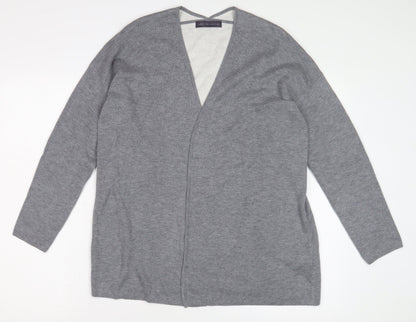 Womens UK Size 12 Marks and Spencer Grey Cardigan Jumper