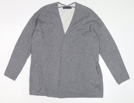 Womens UK Size 12 Marks and Spencer Grey Cardigan Jumper