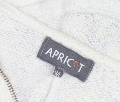 Womens UK Size M Apricot Multicoloured Basic Blouse