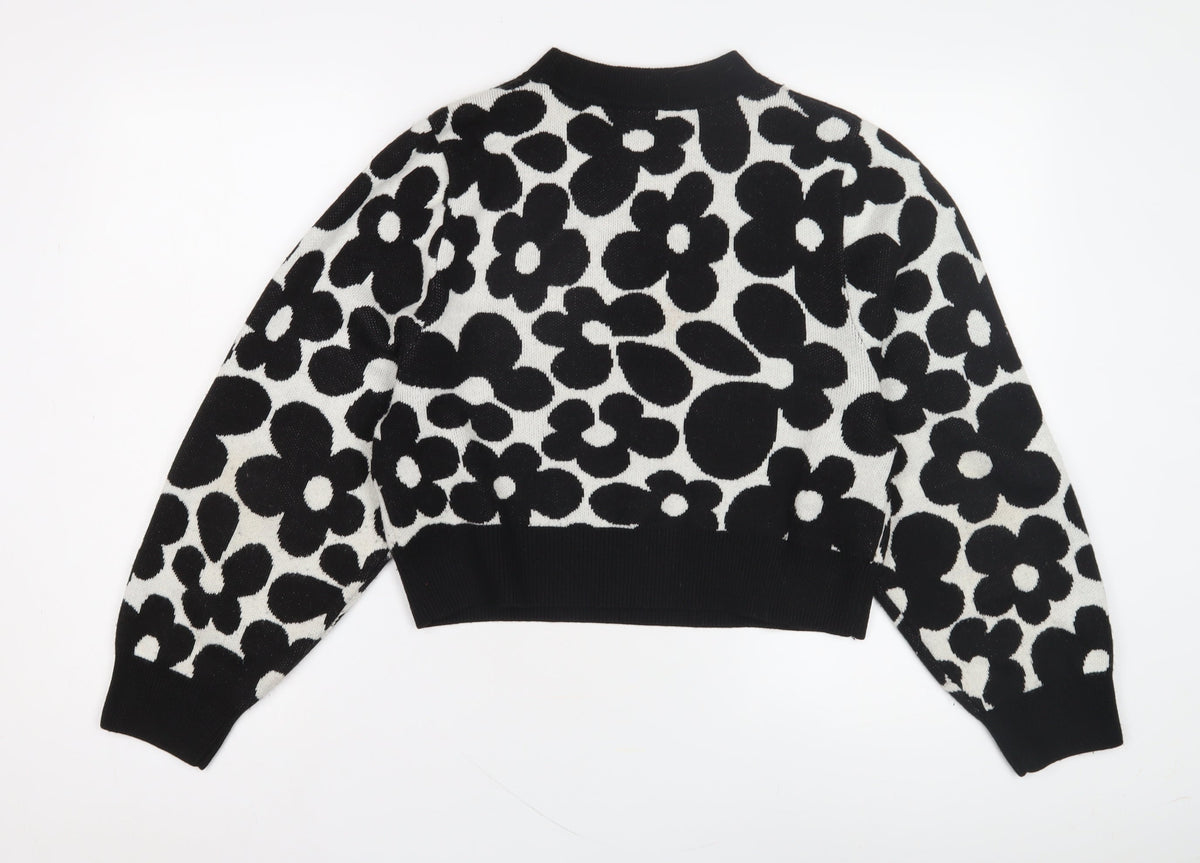 Womens UK Size S H&M Black Pullover Jumper