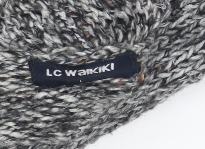 Womens UK Size L LC Waikiki Grey Cardigan Jumper