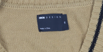 Womens UK Size XS ASOS DESIGN Beige Pullover Jumper
