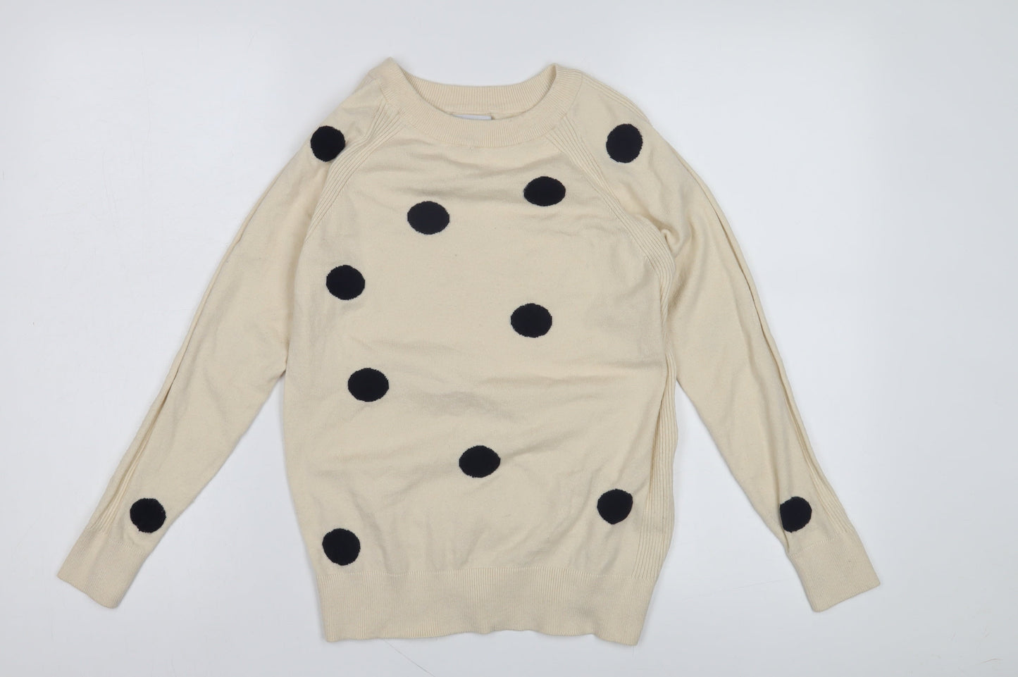 Womens UK Size 8 NEXT Beige Pullover Jumper