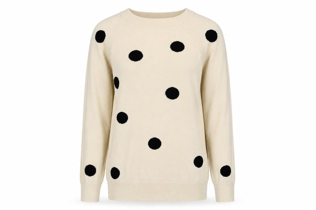 Womens UK Size 8 NEXT Beige Pullover Jumper