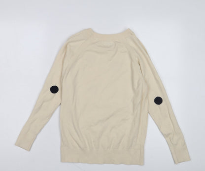 Womens UK Size 8 NEXT Beige Pullover Jumper