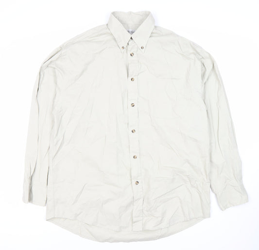 Mens UK Collar Size M Berkeley Smart Beige  Dress Shirt