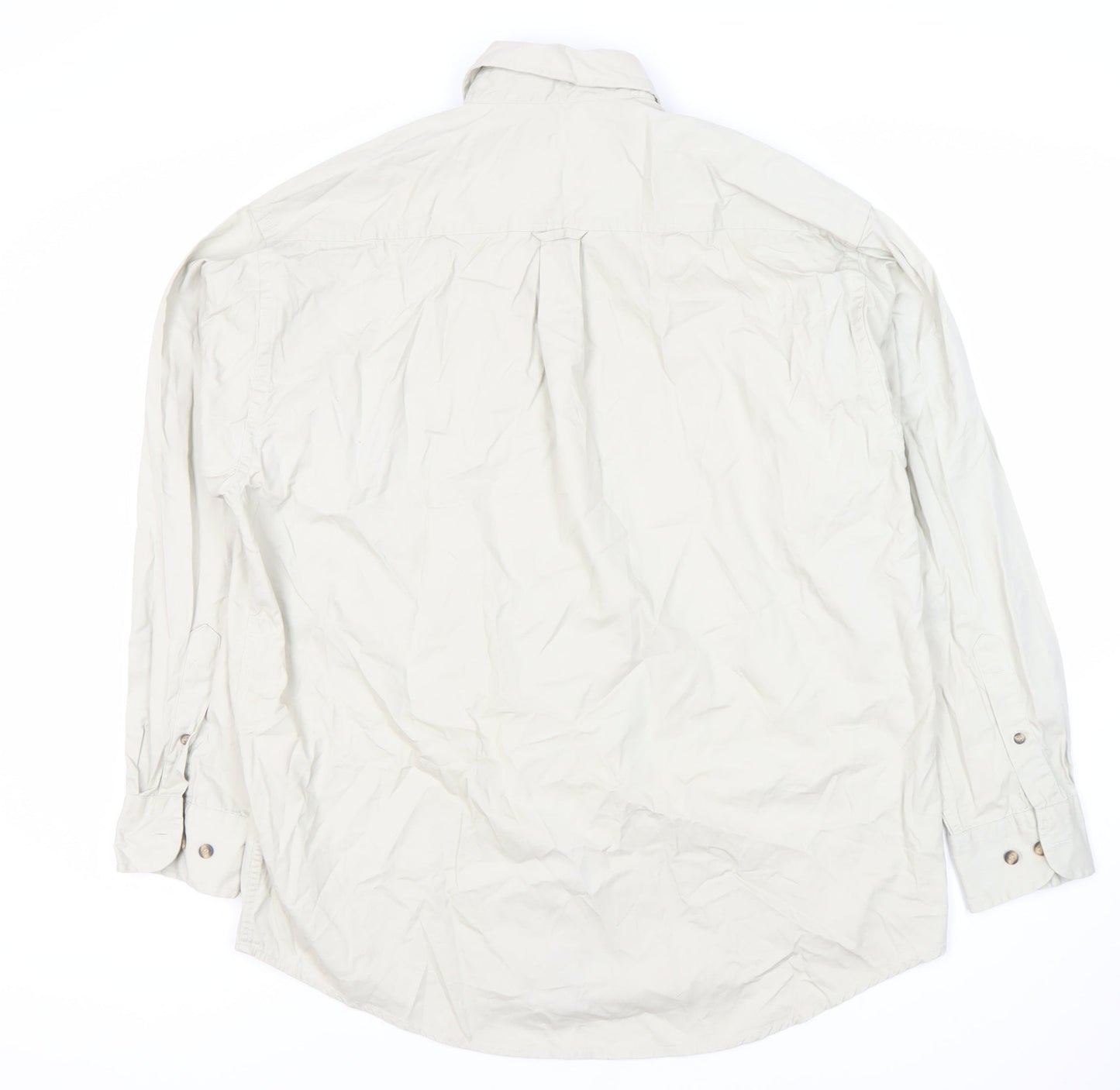 Mens UK Collar Size M Berkeley Smart Beige  Dress Shirt