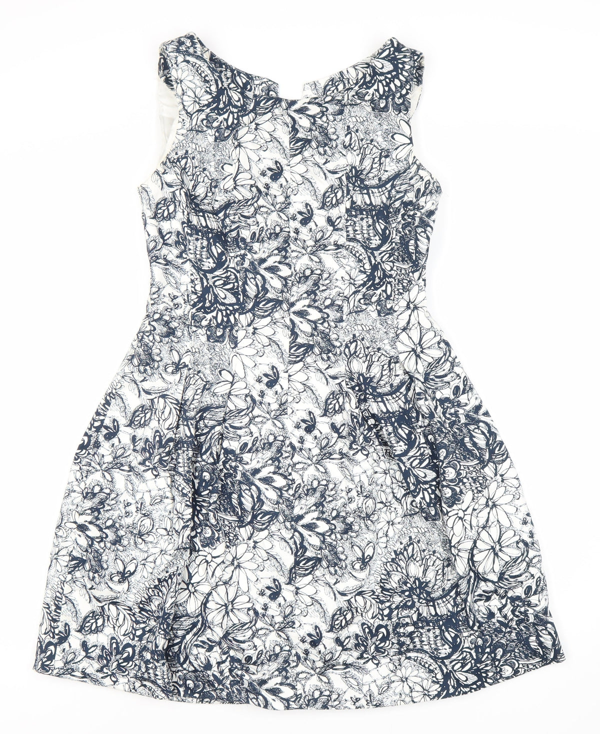 Zara Basic Women's Multicoloured Floral A-Line Dress