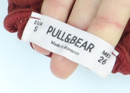 Pull&Bear Women's Red Halter Playsuit S