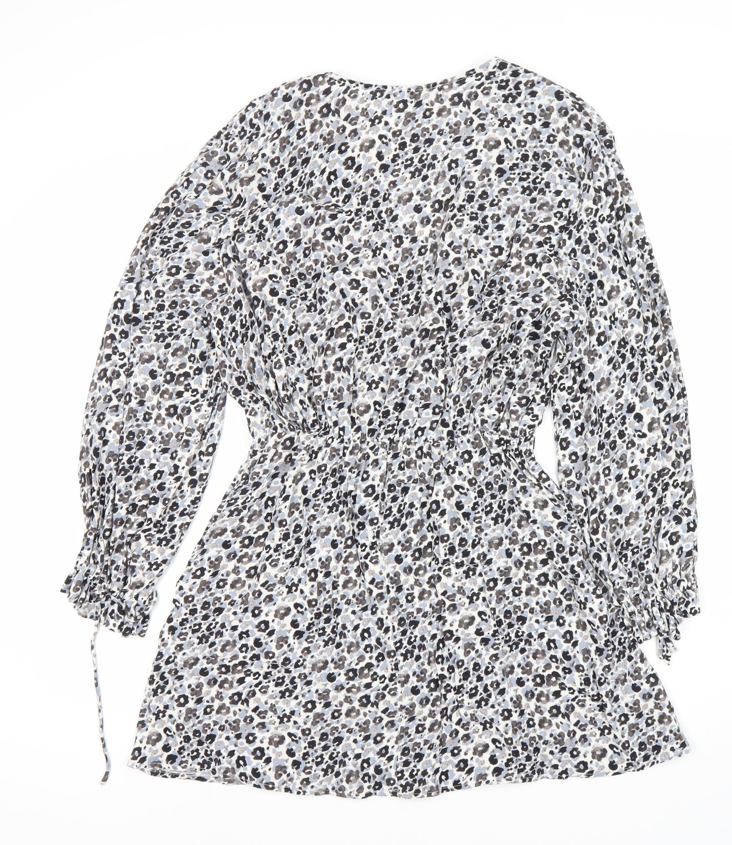 Zara Women's Multicoloured Animal Print A-Line Dress