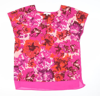 Womens UK Size 14 Julipa Multicoloured Basic Blouse