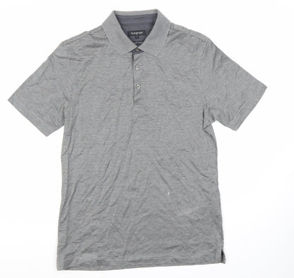 Marks and Spencer Men’s Grey Check Polo Shirt S
