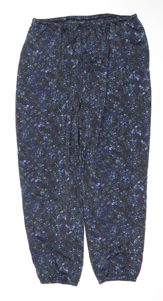 Womens UK Size M Uniqlo Regular Fit Casual Multicoloured Trousers