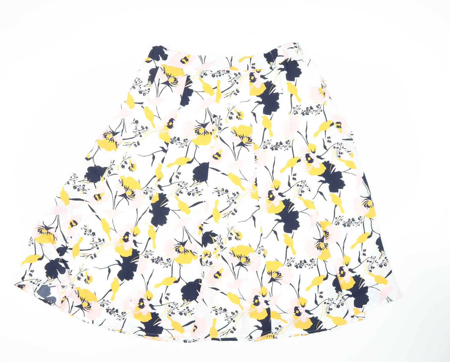 Damart Women's Multicoloured A-Line Floral Skirt Size 14