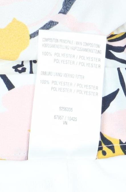 Damart Women's Multicoloured A-Line Floral Skirt Size 14