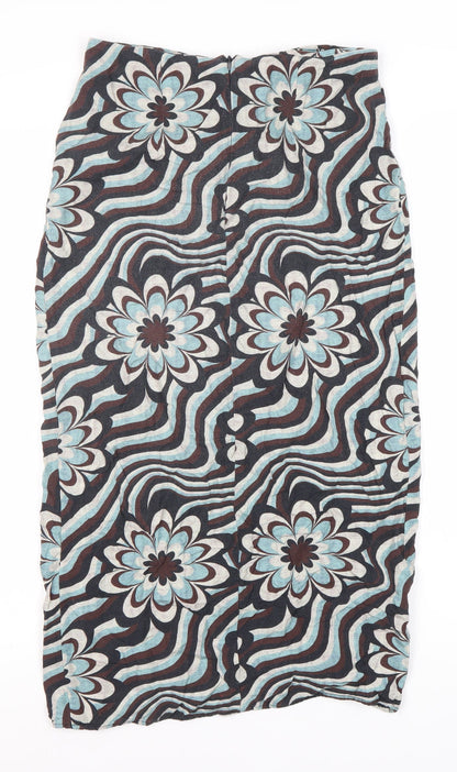 Pull&Bear Women's Multicoloured Geometric Skirt