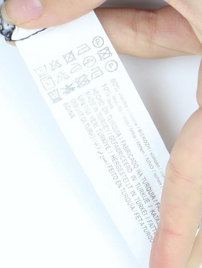 Pull&Bear Women's Multicoloured Geometric Skirt