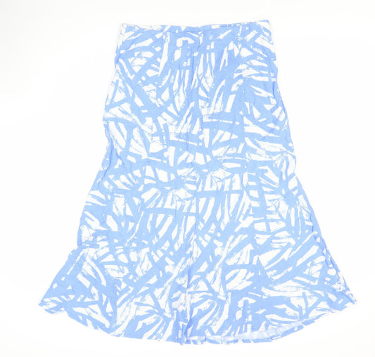 Isle Women's Blue Geometric Skirt Size 10