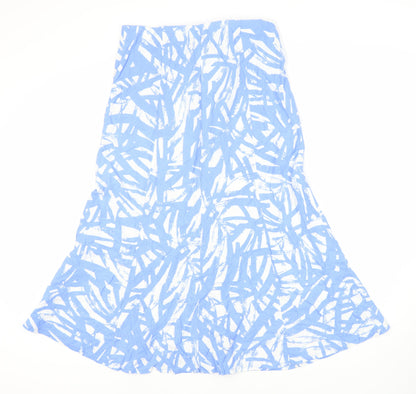 Isle Women's Blue Geometric Skirt Size 10