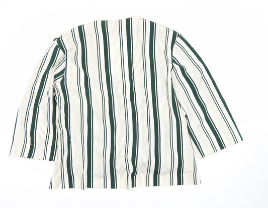 Womens UK Size 16 Marks and Spencer Multicoloured Wrap Blouse