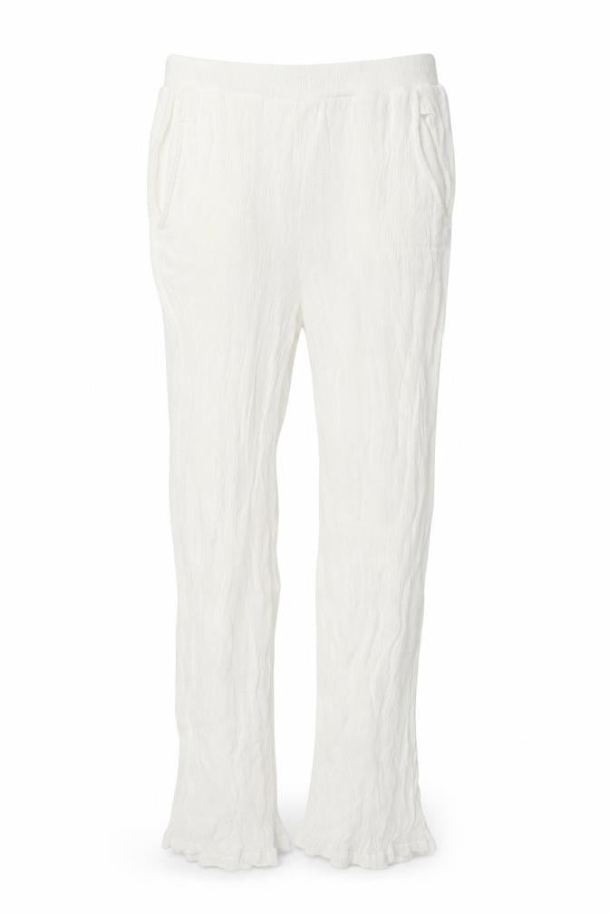 Womens UK Size L Bershka   White Trousers