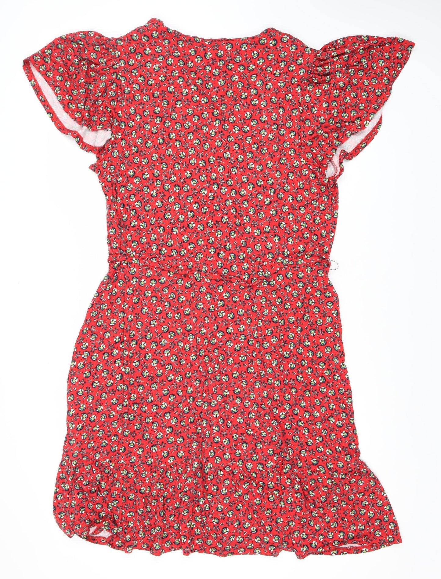 Monsoon Women's Red Floral A-Line Dress XL