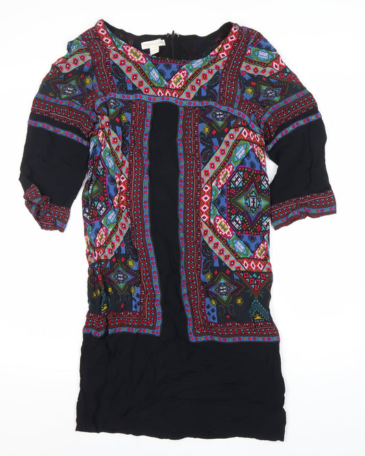 Monsoon Women's Multicoloured V-Neck Dress, Size 10