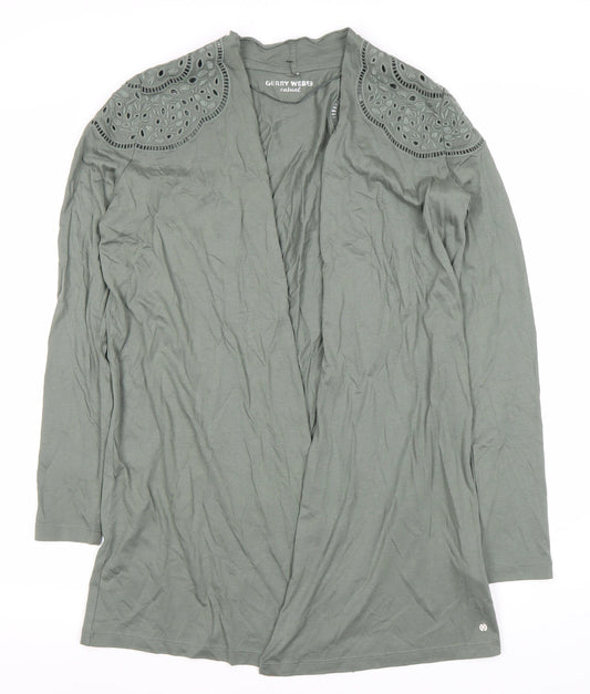 Womens UK Size 8 Gerry Weber Green Tunic Blouse