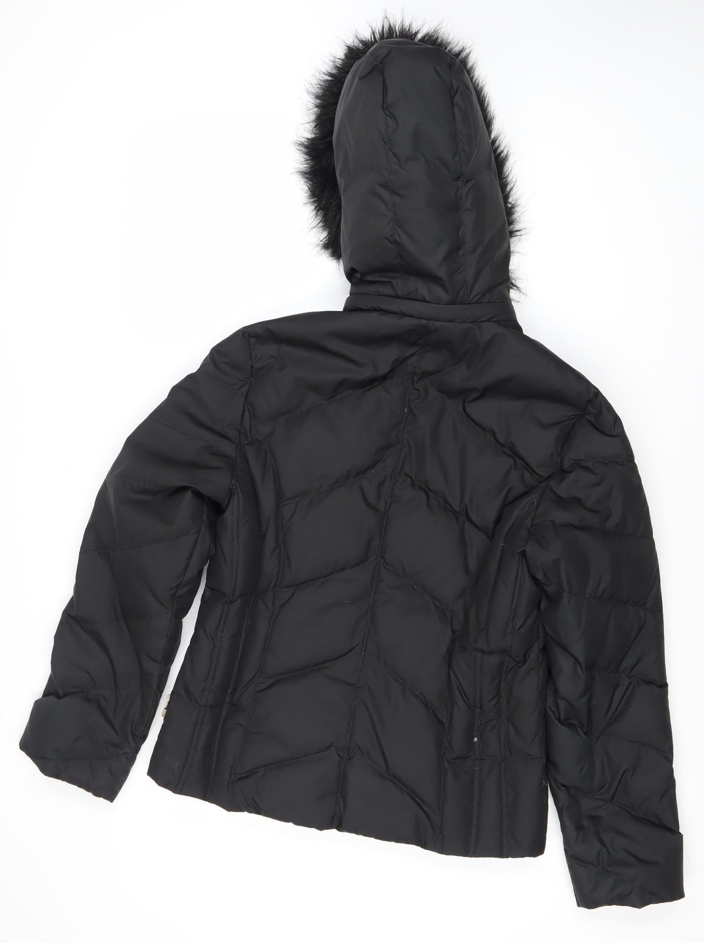 Womens UK Size S Marks and Spencer Black Puffer Jacket