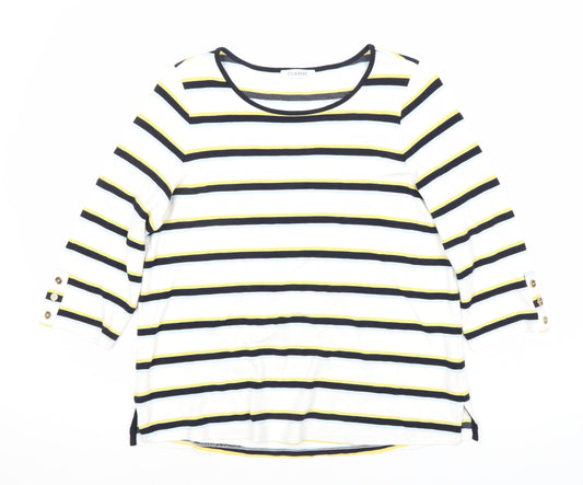 Womens UK Size 16 Marks and Spencer Multicoloured Basic T-Shirt