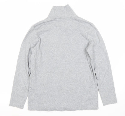 Unisex Adults UK Size L Uniqlo Grey Basic T-Shirt