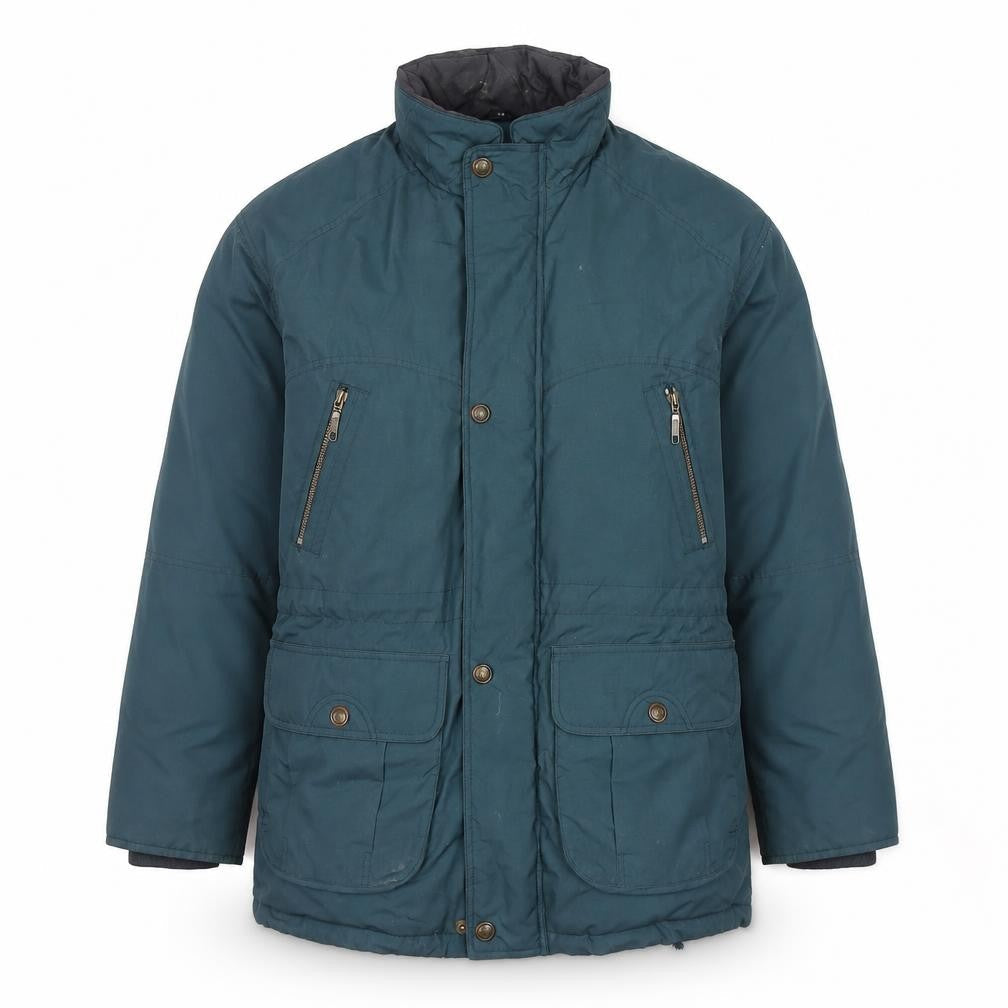 Unisex Adults UK Size 10 C&A Green Parka Coat