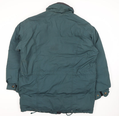 Unisex Adults UK Size 10 C&A Green Parka Coat