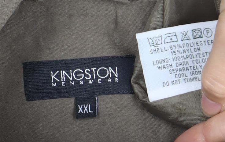 Mens UK Size 2XL Kinsston Menswear Brown Gilet