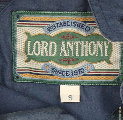 Mens UK Size S Lord Anthony Blue Basic Jacket