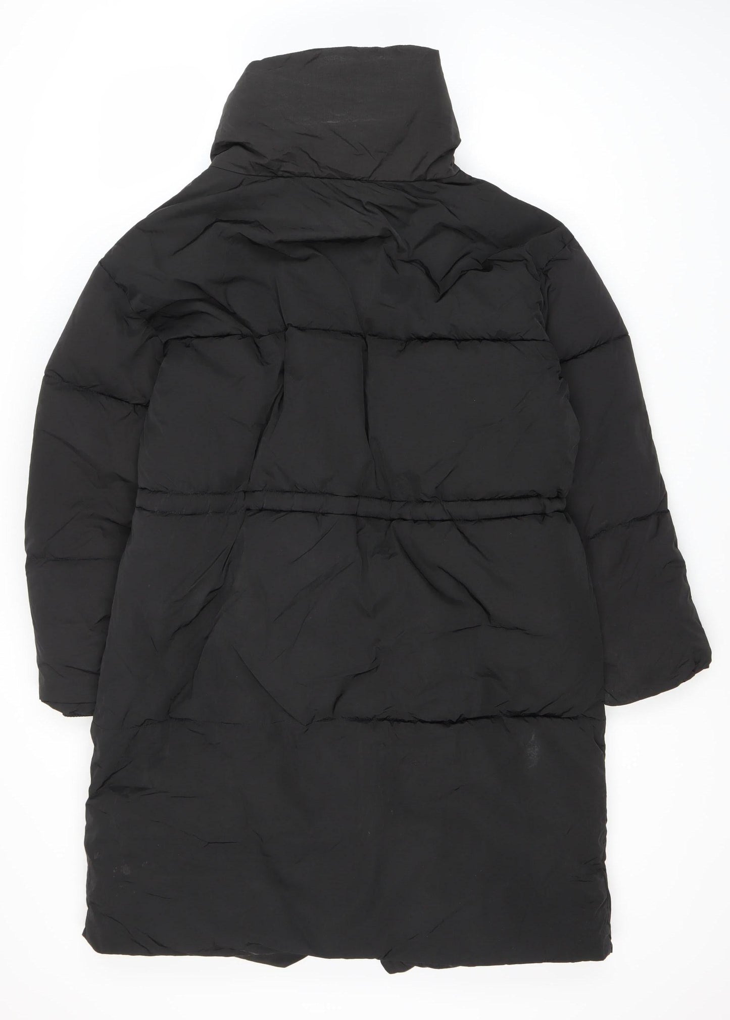 Womens UK Size S Monki Black Puffer Jacket