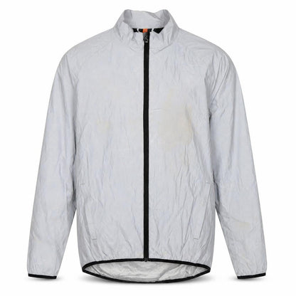 Mens UK Size 3XS Zakti Grey Windbreaker Coat