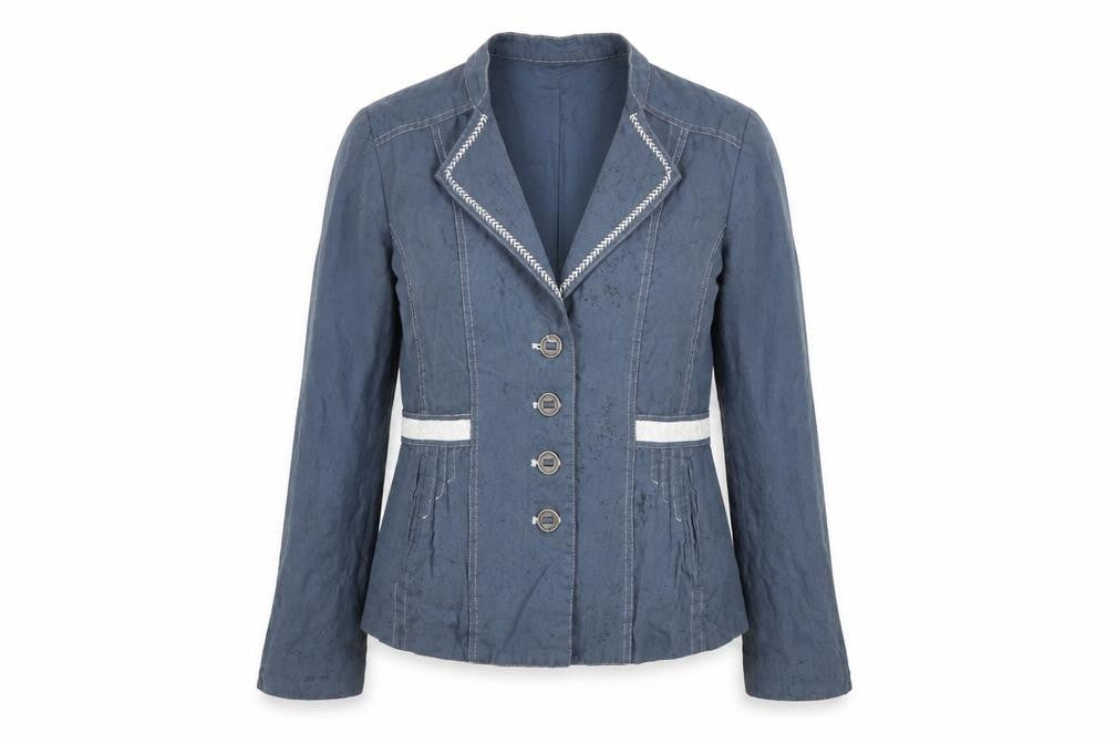 Womens UK Size 10 Marks and Spencer Regular Blue Blazer