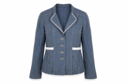 Womens UK Size 10 Marks and Spencer Regular Blue Blazer