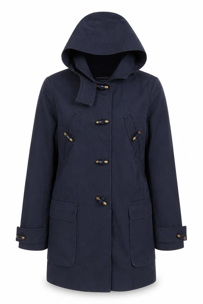 Womens UK Size 10 ASOS Blue Duffle Coat