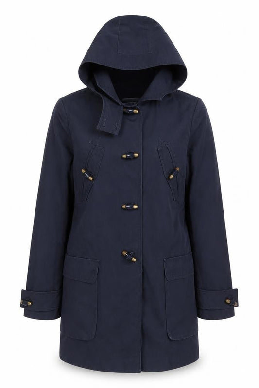 Womens UK Size 10 ASOS Blue Duffle Coat