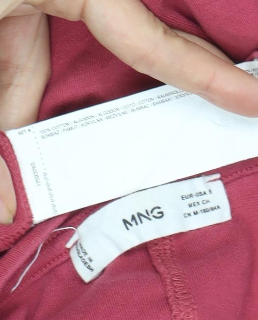 MNG Women’s Red Pullover Sweatshirt Size 10