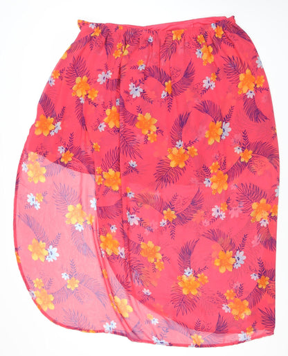 Capsule Women's Pink Floral Plus Size Shorts