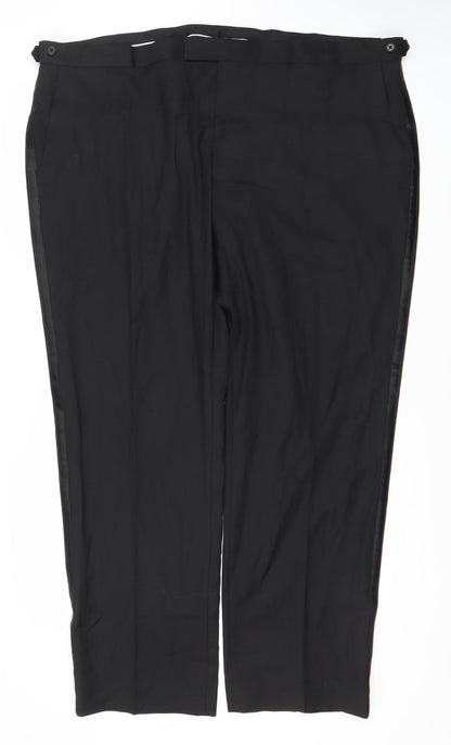 Marks and Spencer Men's Black Dress Pants 46 Regular