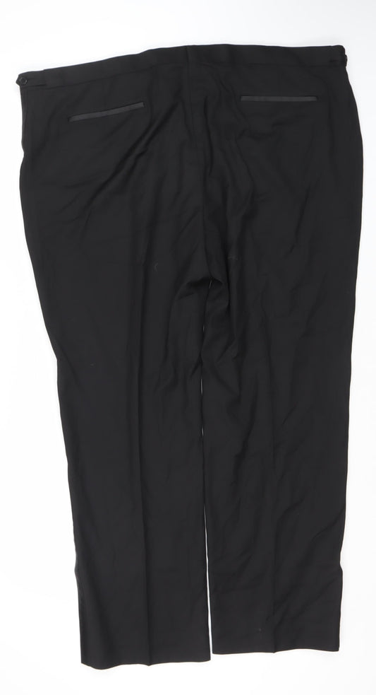 Marks and Spencer Men's Black Dress Pants 46 Regular