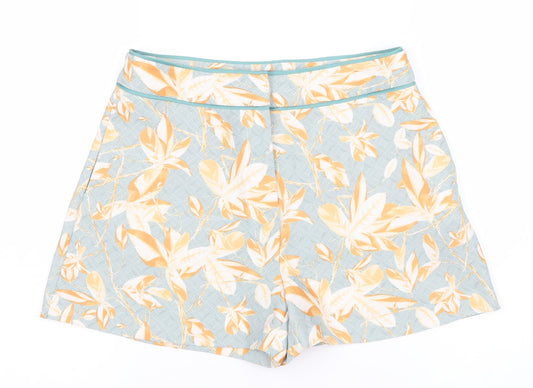 H&M Women's Multicoloured Floral Shorts Size 8